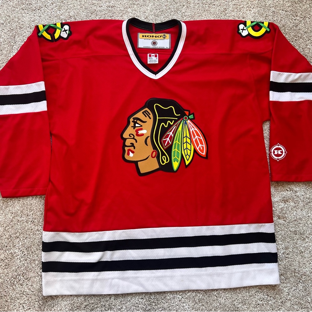 Vintage Chicago Blackhawks Jersey Size XL KOHO